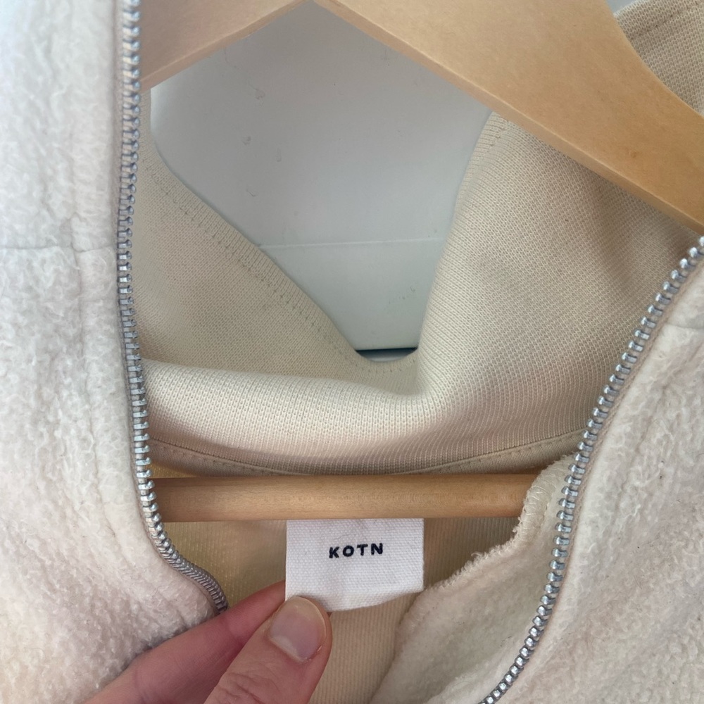 Kotn fleece quarter zip!
